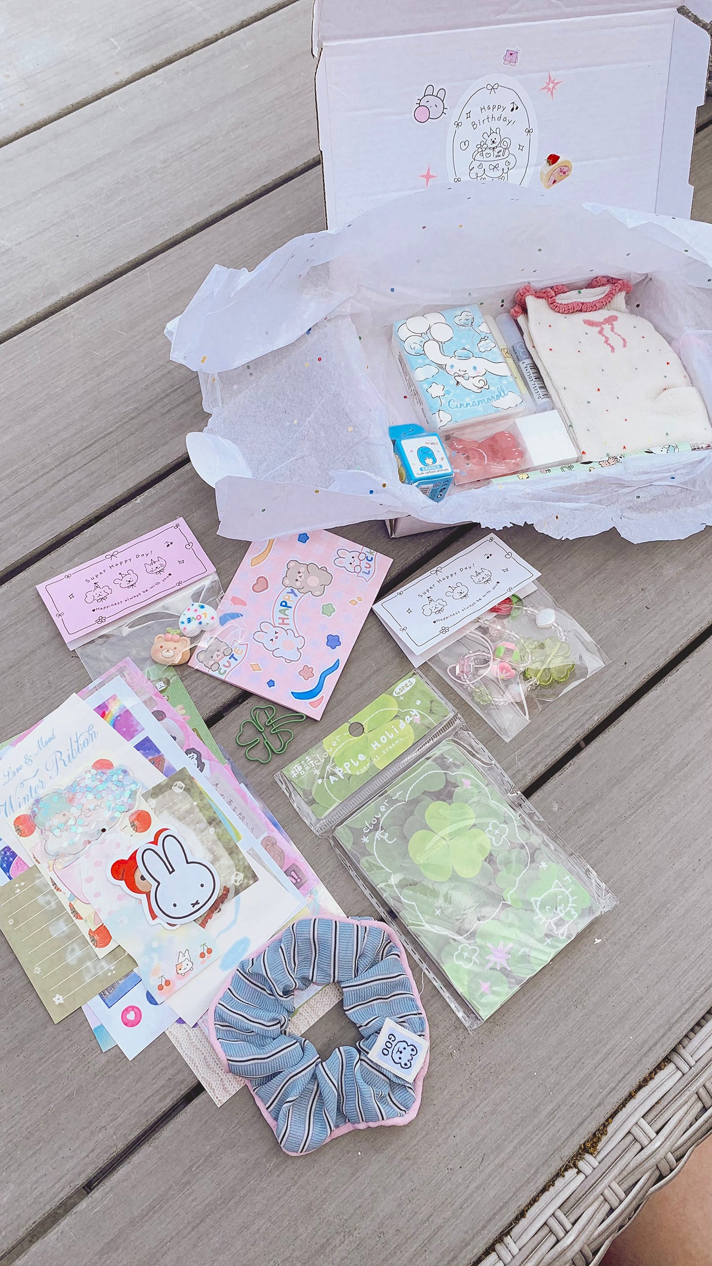 the MINI birthday box