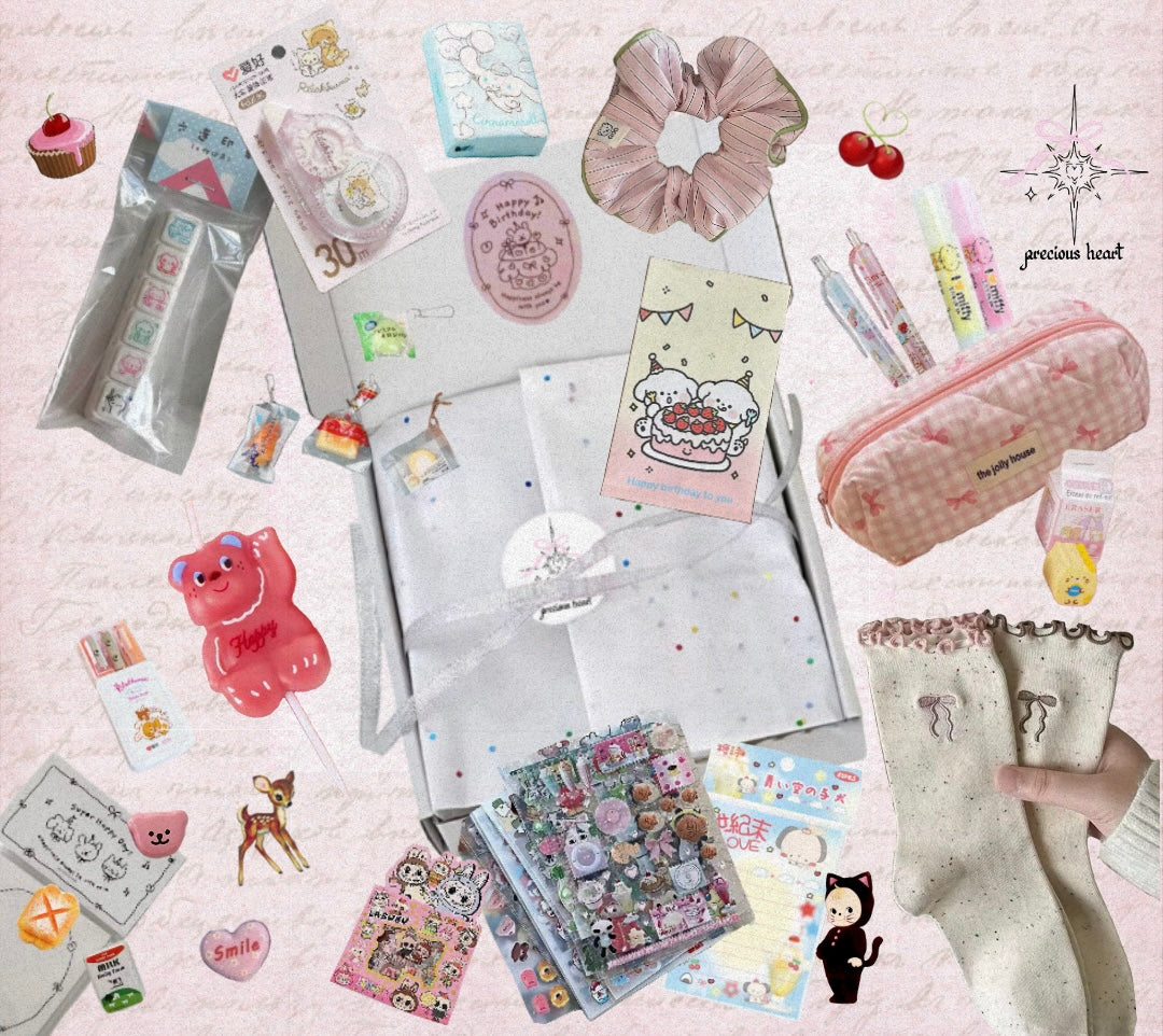the birthday gift boxes!